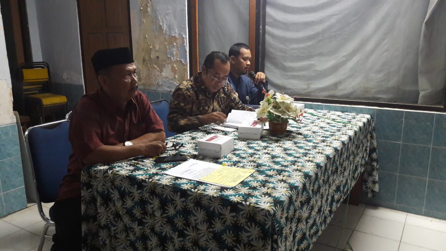 Sosilaisasi Pendistribusi Kartu KIS - PBID Tahap I UHC (Universal Health Coverage) Kelurahan Josenan